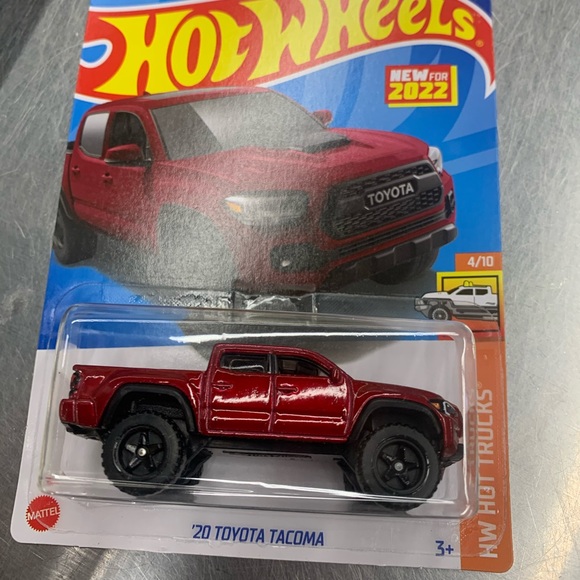 Mattel Toys New Hot Wheels Hw Hot Trucks 2 Toyota Red Poshmark